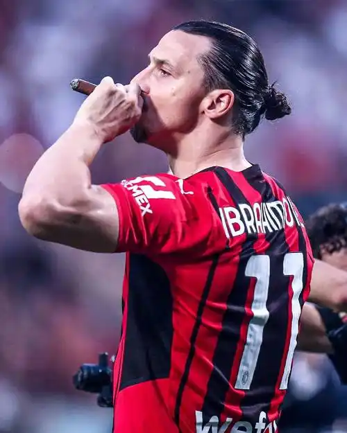 by 伊布. 伊布霸气抽雪茄庆祝__财经头条