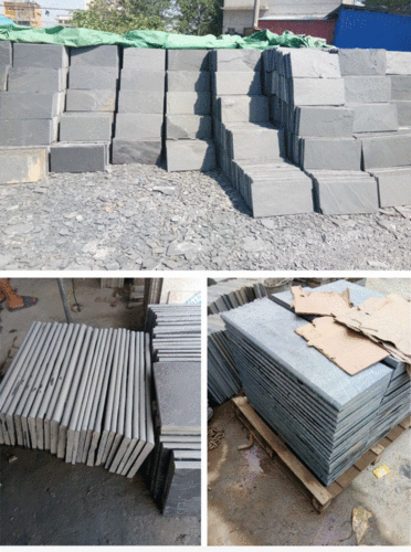 青石板天然文化石仿古青砖花园别墅庭院板岩防滑地砖室外广场石材