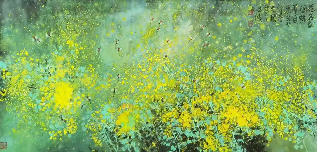 时代先锋 一当代著名花鸟画家陈长清先生中国画作品欣赏