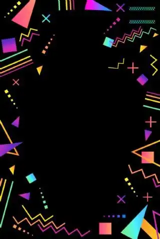 炫彩线条几何背景