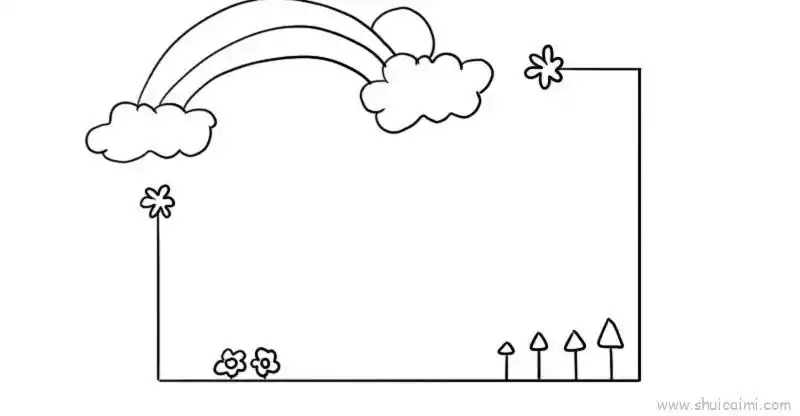 边框儿童画怎么画 边框简笔画图片