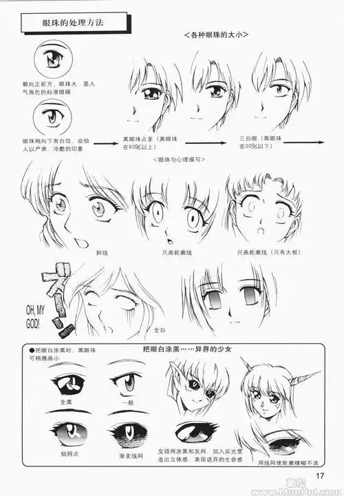 [漫画教程]卡通漫画绘画技法 美少女的画法[129p]