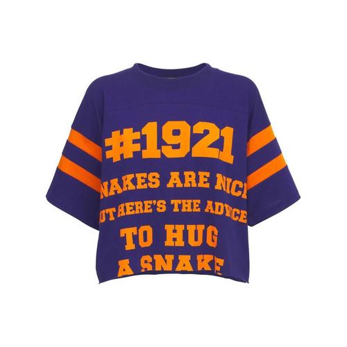 古驰gucci女款t恤|cropped cotton jersey t-shirt