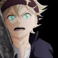 黑色四叶草阿斯塔帅气头像点击鼠标右键下载