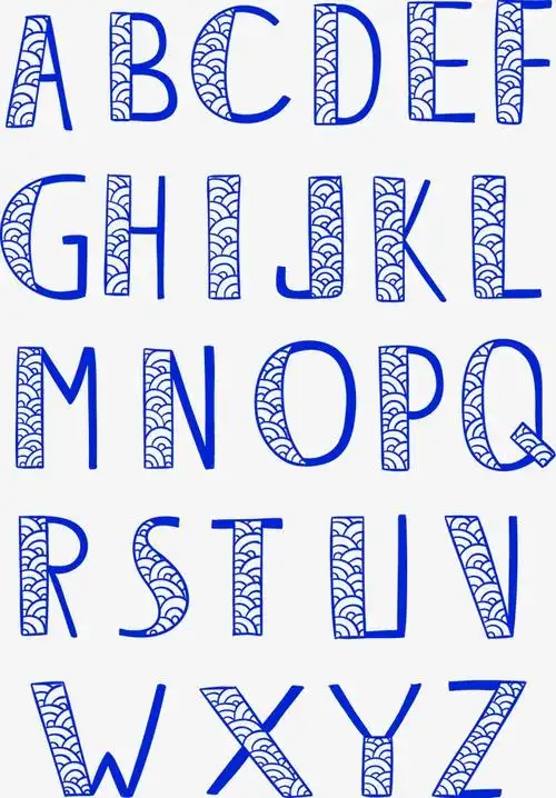 创意字母【高清艺术字体png素材】-90设计