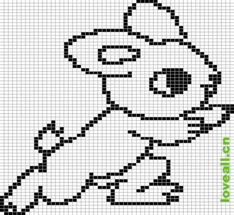 鑫妈分享适合毛衣编织的多款卡通图案