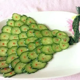 黄瓜摆盘