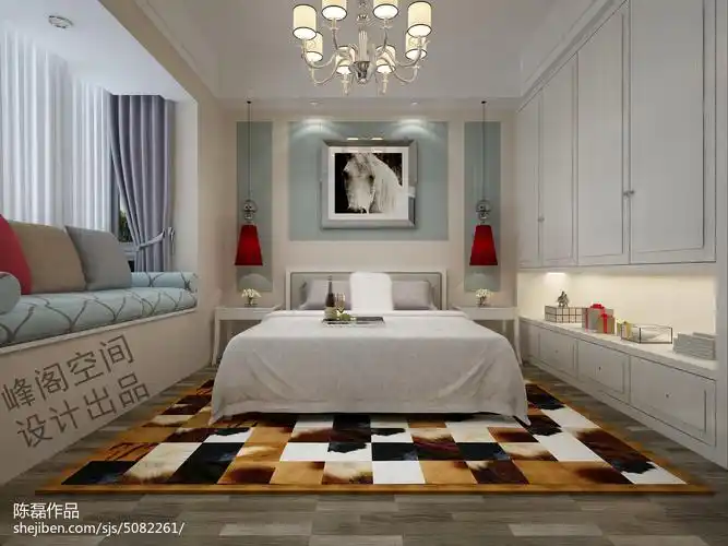 精选面积141平混搭四居卧室装修设计效果图