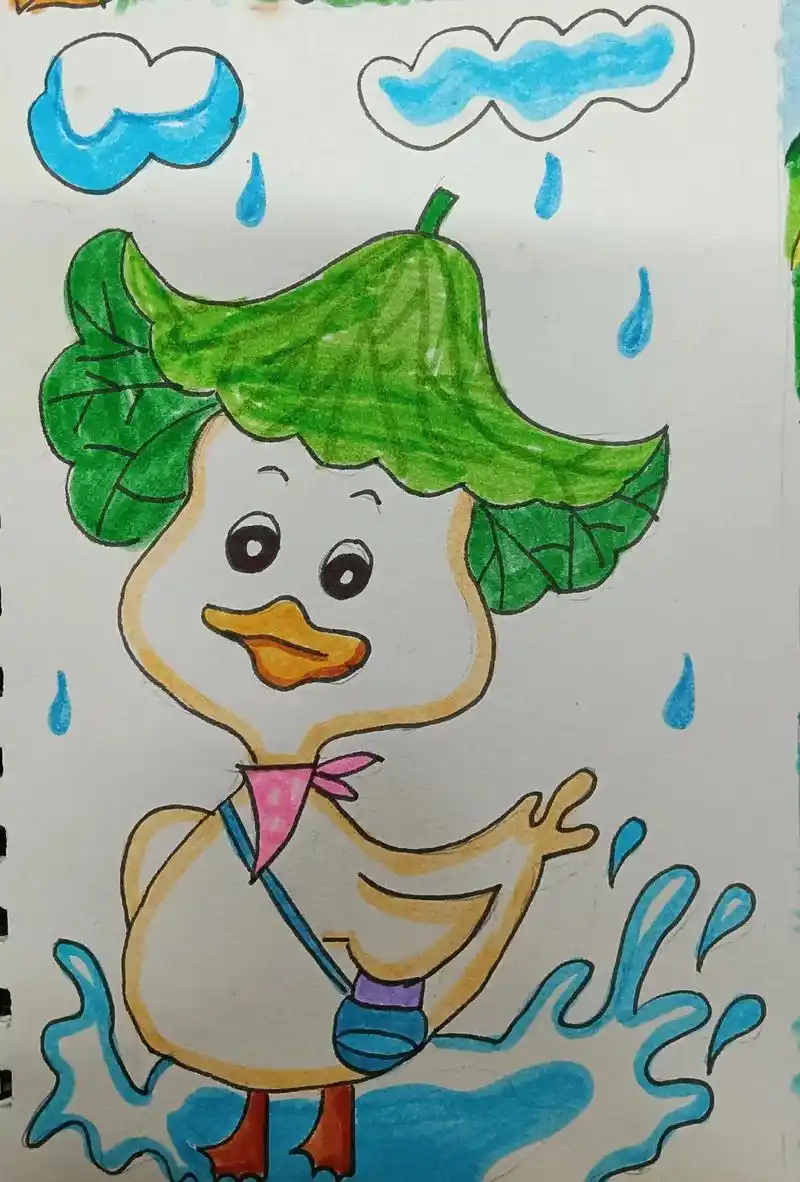 简笔画 小鸡鸭 - 抖音