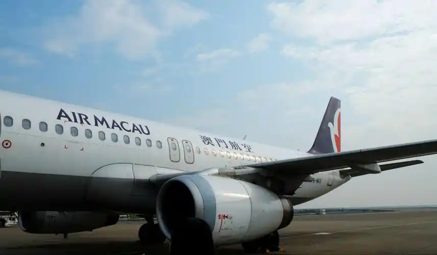 这就是灰日本的灰机了 澳门凼仔国际机场