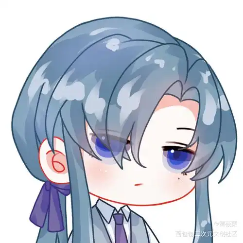 不健全关系钱错滕瑞雨平涂q版同人绘画作品