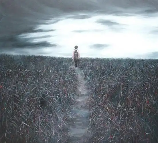 哥特般的忧伤: 在路上 艺术家:王路涛 绘画   布面油画   2000x2200mm
