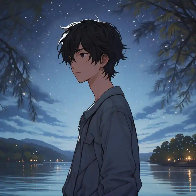 96动漫伤感男生头像96