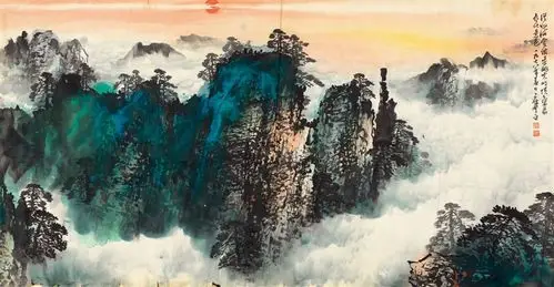 0395   应野平  黄山旭日