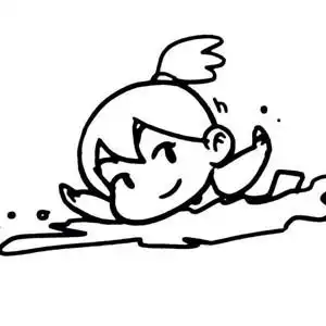 翩翩起舞的女孩简笔画