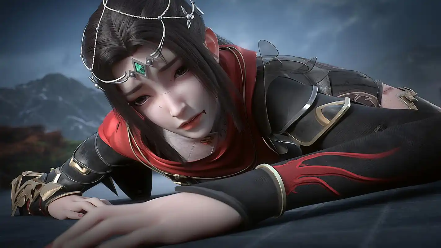 国漫女神|《百炼成神》朱千凝高清壁纸:朱师姐,东域七大家族之一朱家