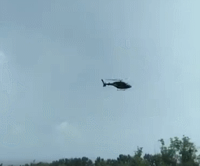 突发北京北五环一架直升机坠落