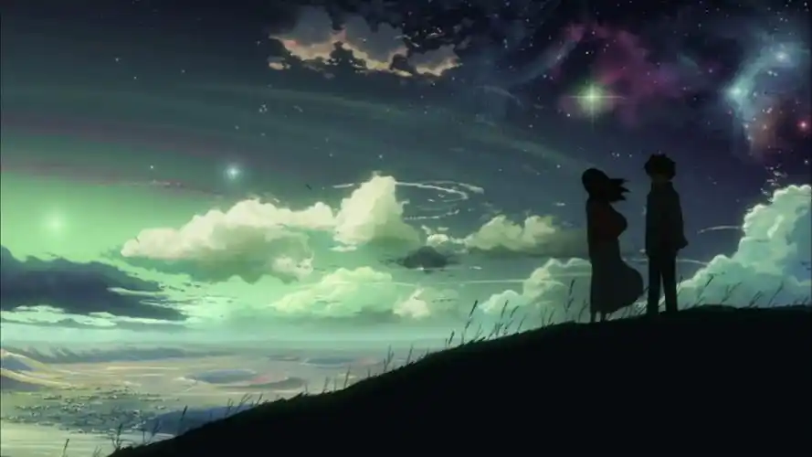 带上耳机,放松心情,来欣赏新海诚《秒速5厘米》每一帧的画面壁纸吧.