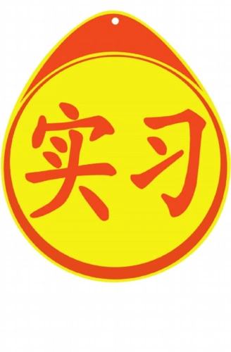 新手上路实习标志