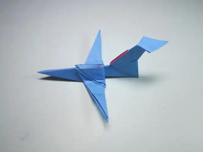 如何折纸飞机,几张小正方形纸折出一款组合型的战斗机,diy创意手工