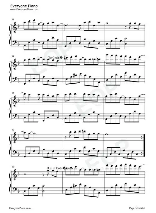 乌鸦-原调简单版-许嵩新歌