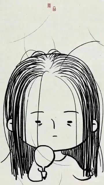 女生的脱……脱发日常?