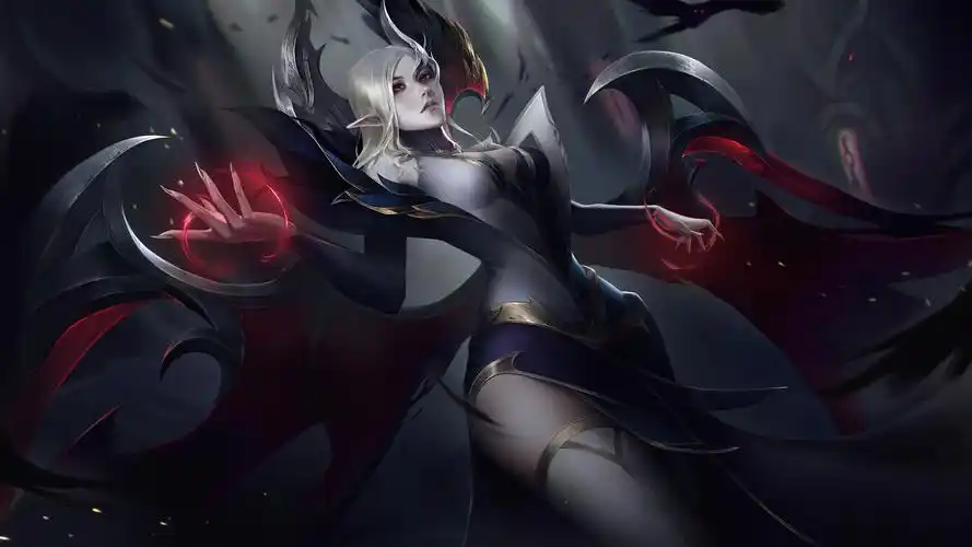 lol英雄联盟 堕落天使 莫甘娜 morgana 至尊魔女 4k壁纸