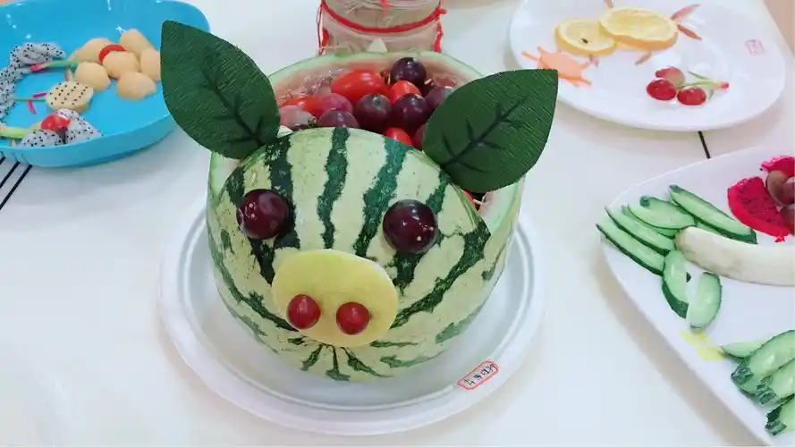 中五班水果拼盘大赛