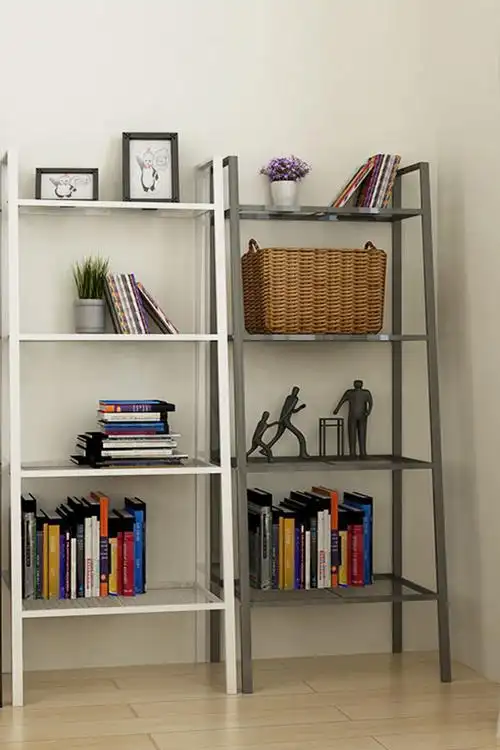 宜家置物架落地客厅简易书架花架搁物储物多层架厨房货架收纳架子