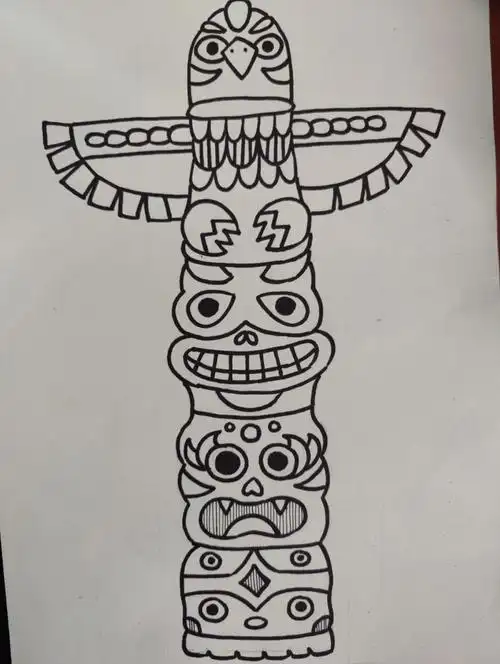 岭南版|四年级美术《神秘的图腾柱》