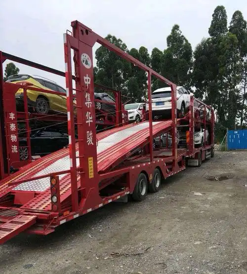 轿运车之中置轴轿运车(可装8台)