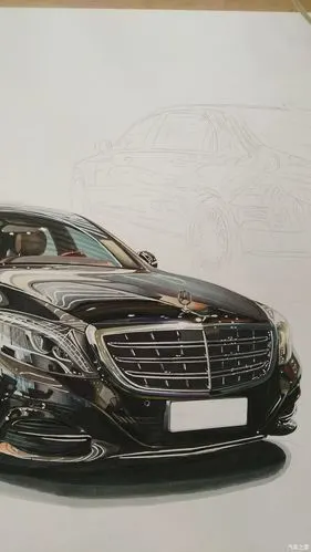 【吉手绘】为尊崇而生,手绘梅赛德斯-迈巴赫s400