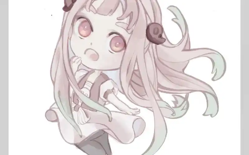 八寻宁宁q版绘画过程