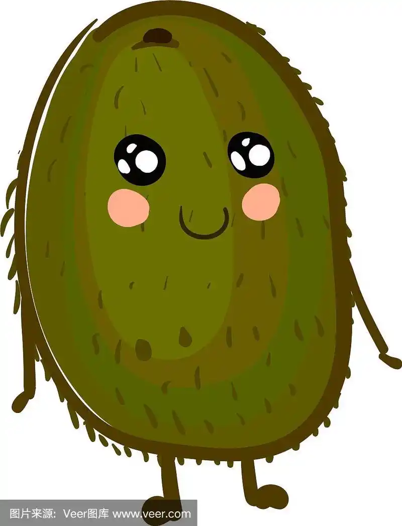 可爱的猕猴桃或颜色