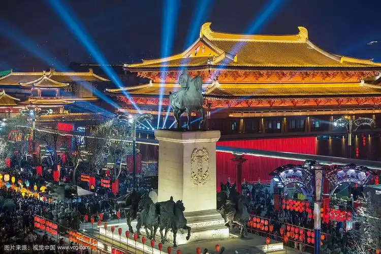 西安大唐不夜城夜景