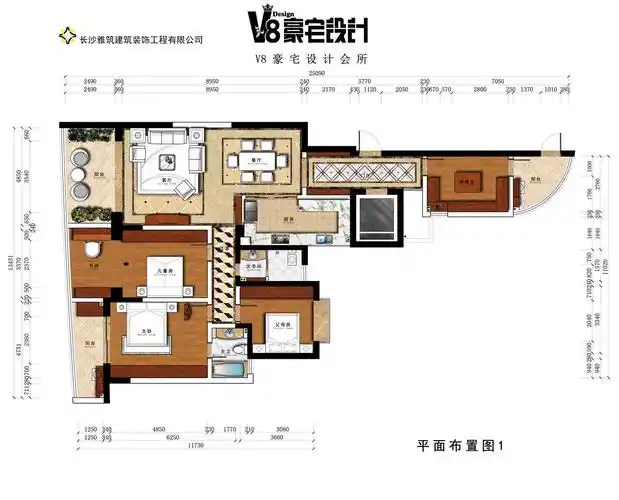 用ps做的彩色平面图