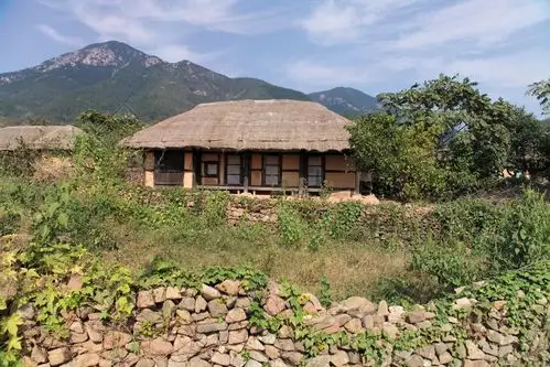 韩国传统传统文化文化老房子家屋顶户外韩国亚洲非城市场景农村场景没