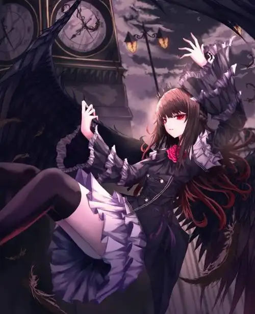 黑暗系动漫女生(1)-宝藏图片(附封面图)-话本小说网