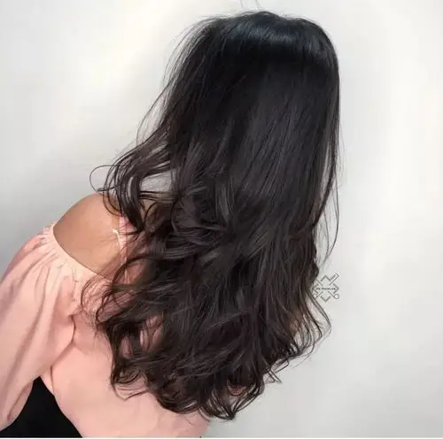 渣女大波浪卷发型