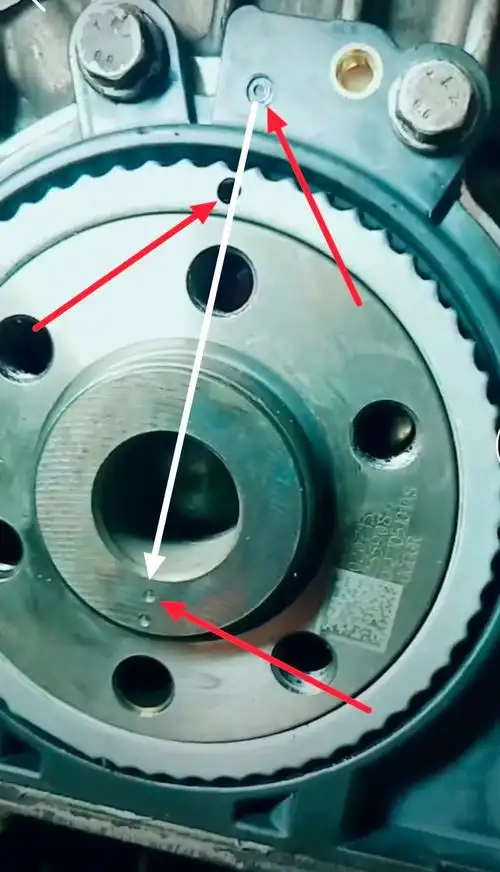 一辆16年的捷达,曲轴后油封的那个信号圈怎么对位_大众_捷达_汽车大师