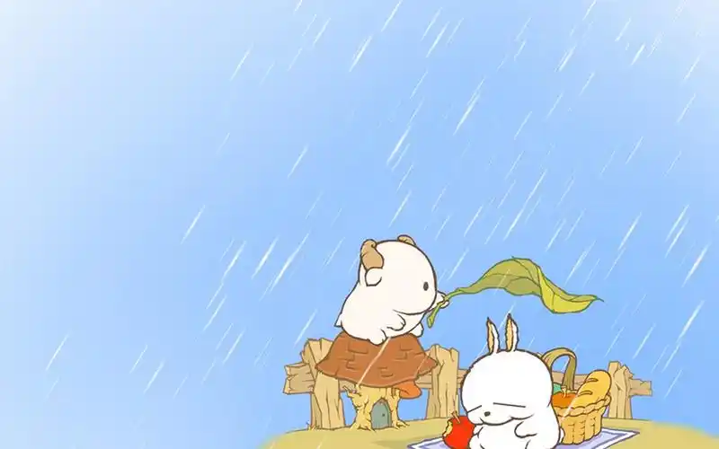 可爱搞怪的流氓兔卡通图片桌面壁纸