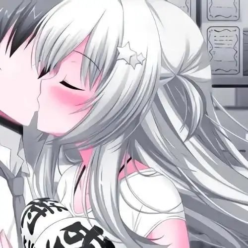 超甜二次元动漫接吻情头 | 你永远是我的特例_背景图