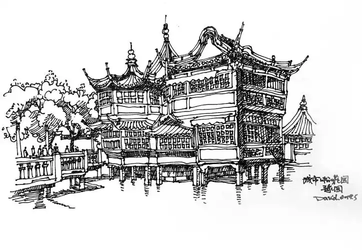 速写风景(浅谈风景速写训练方法)