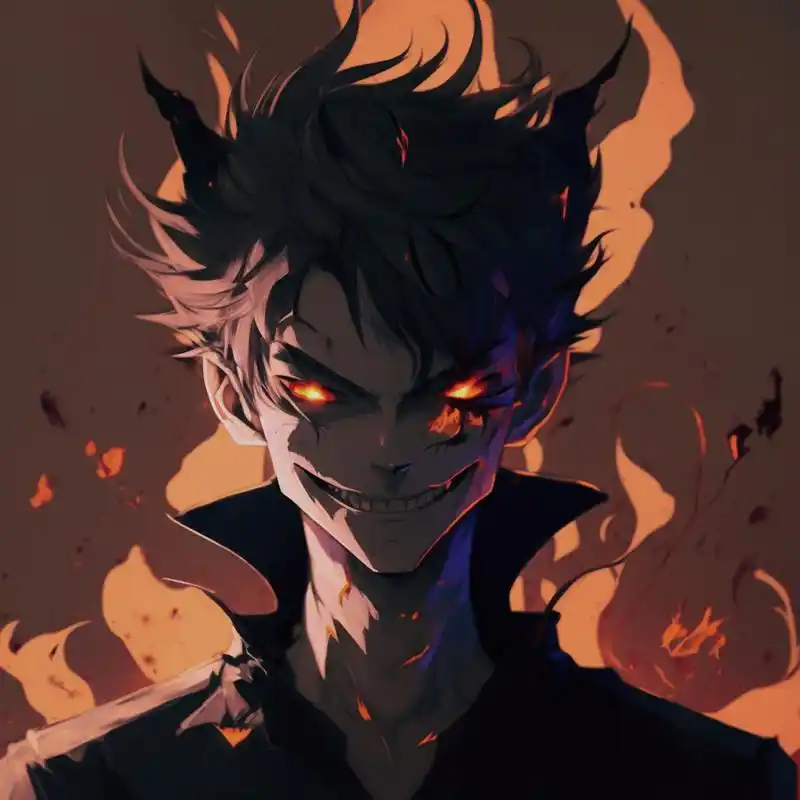 火焰97眼睛动漫帅哥?