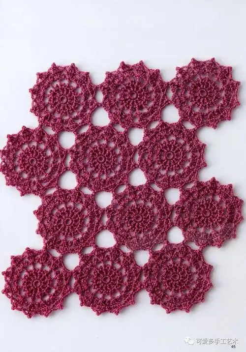 一钩到底的一线连花样独特又创意的钩法谁还不心动附图解