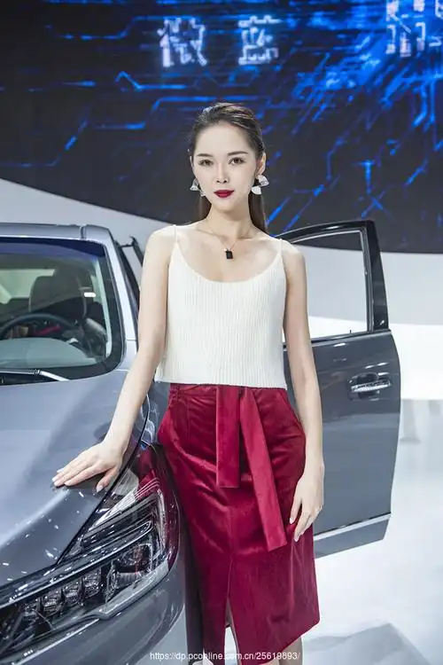 别克展台最美车模