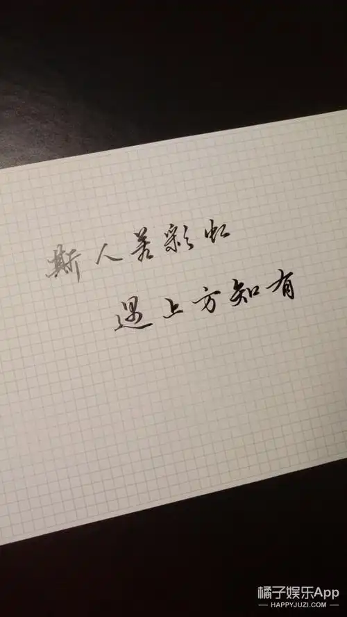 手写外语字体很好看,但是最诗意的还是汉字啊!