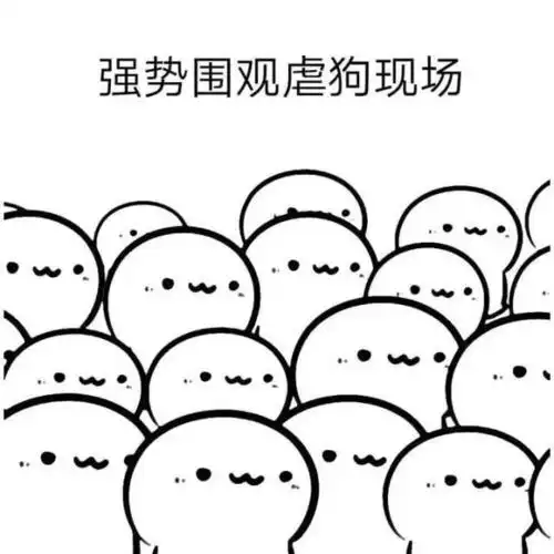 强势围观虐狗现场