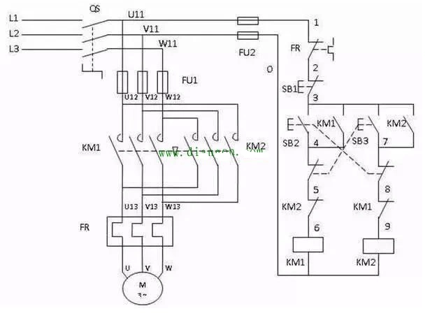 电气互锁控制电路图