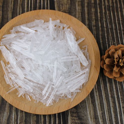 天然薄荷脑 中药材高出度薄荷冰醇 药用级晶体1斤装500g【图片 价格